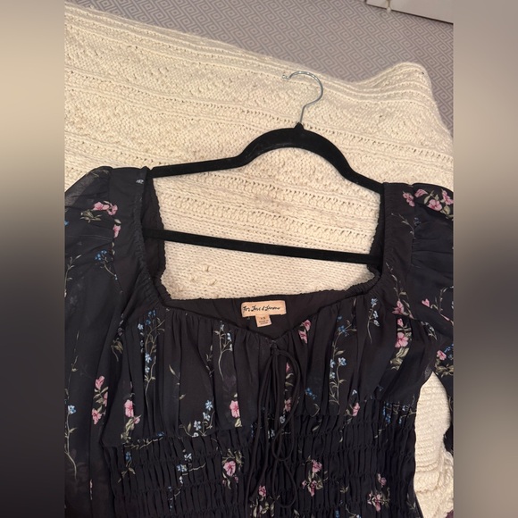 For Love and Lemons Black Floral Dress - Picture 4 of 6